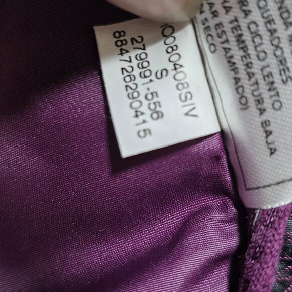 Nike Fit Cycling Elite Barrier Jacket Women's Small Purple Reflective Vented 2-1 - Picture 11 of 14